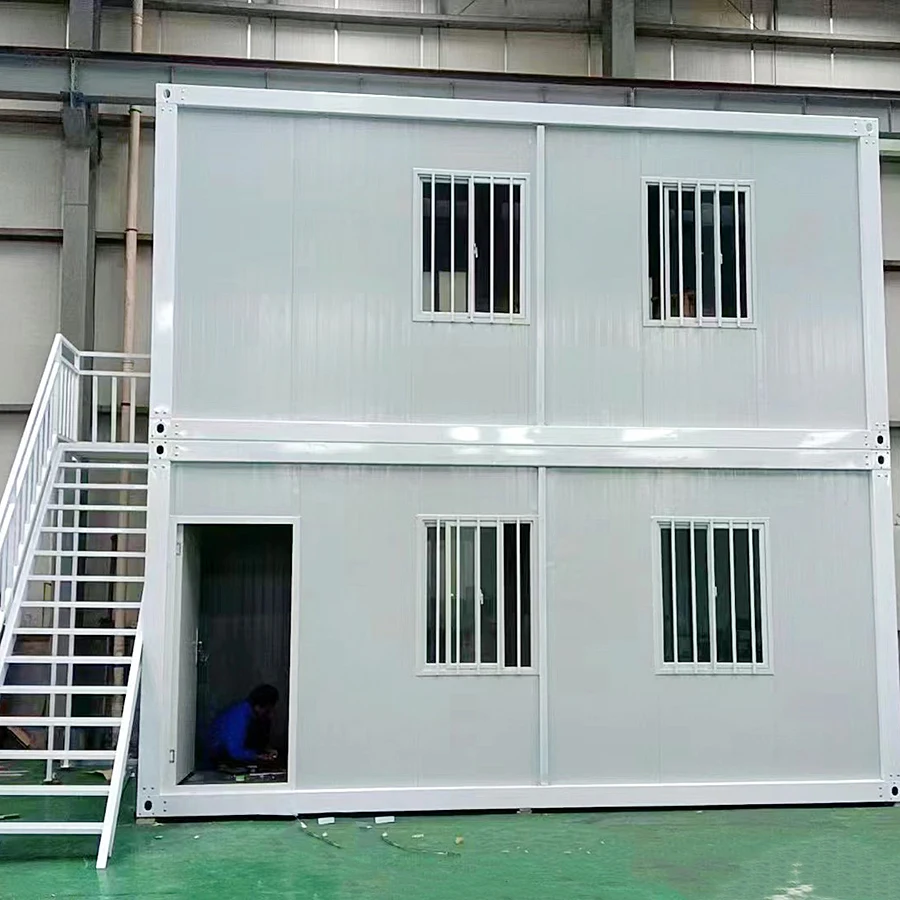 

Multi Layer Steel Structure Flat Pack House Usa Temporary Residential/Oilfield Site/Mining New Modular Prefab Homes For Sale
