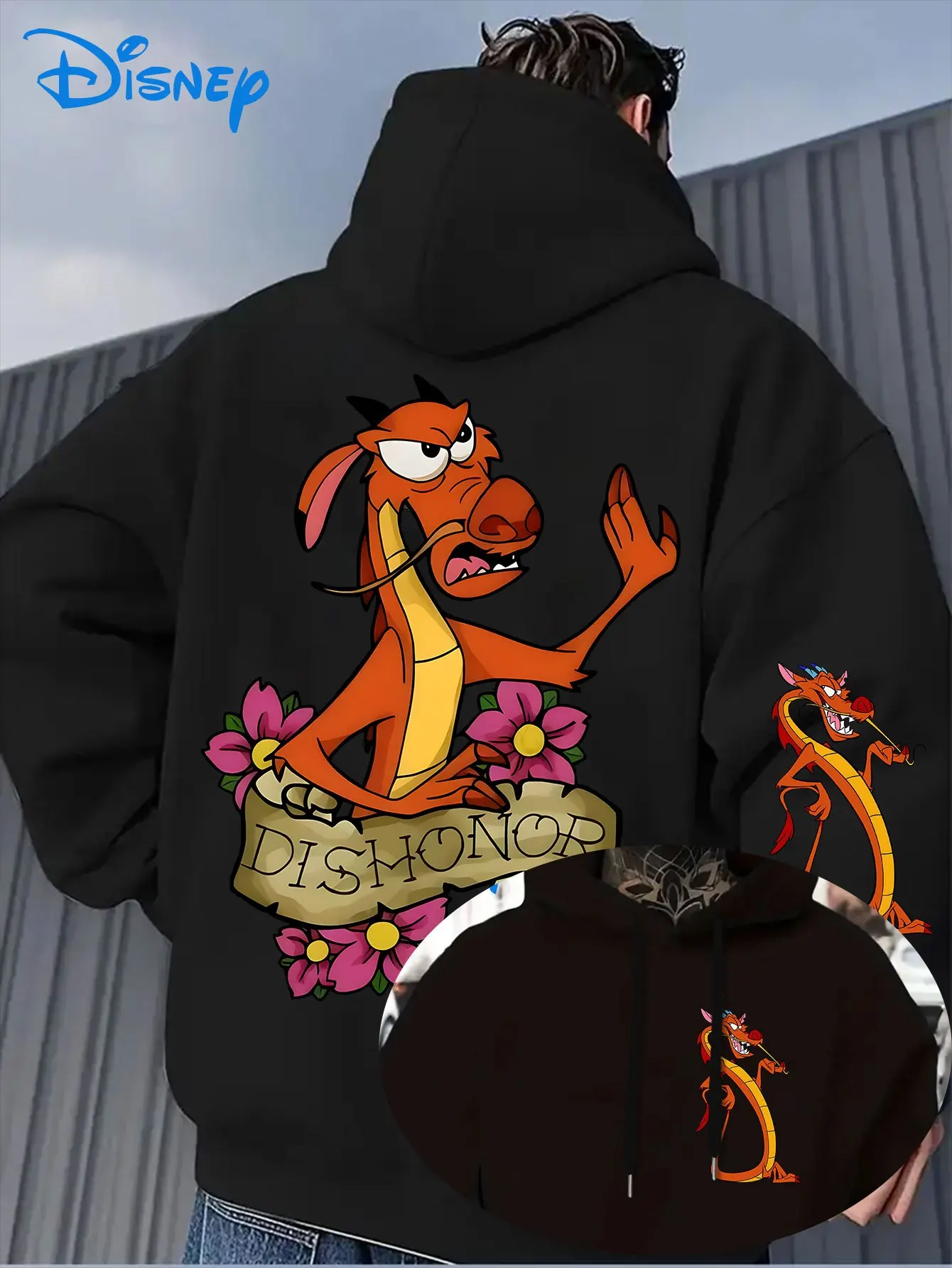 Hommes Mushu dragon Mulan sweat à capuche pour femme sweat unisexe pull automne hiver polaire à capuche veste surdimensionné manteaux hauts manteaux