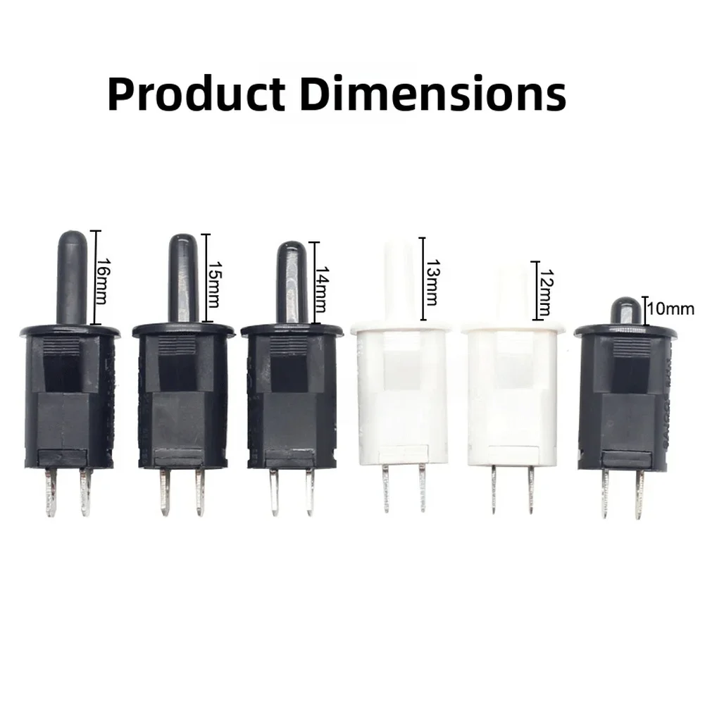 Appliance Door Control Black Fridge Door Switch Push Button -35 C To 85 C Operating Silver-plated Copper Contacts