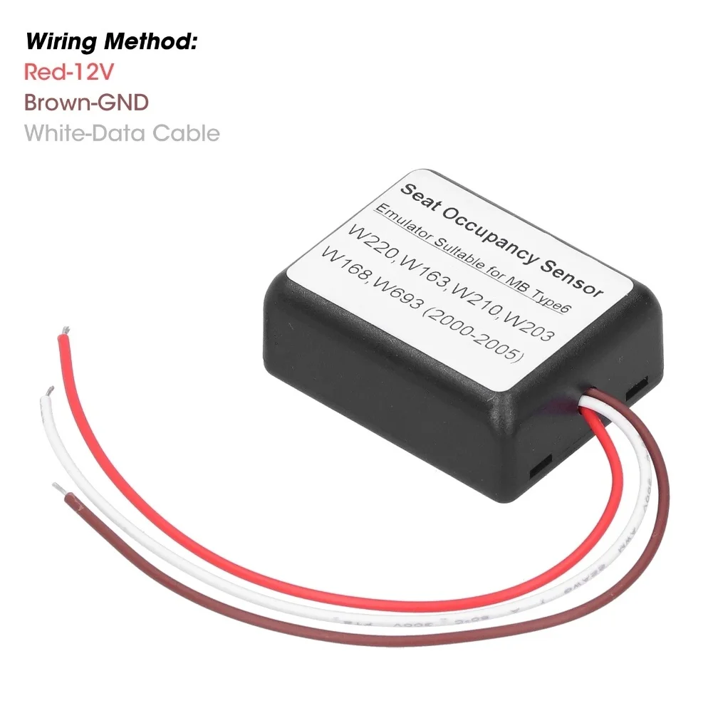 Car Seat Occupancy Sensor Emulator For Mercedes Type 6 W220 W163 W210 W203 W168 Replacement Car Interior Accessories