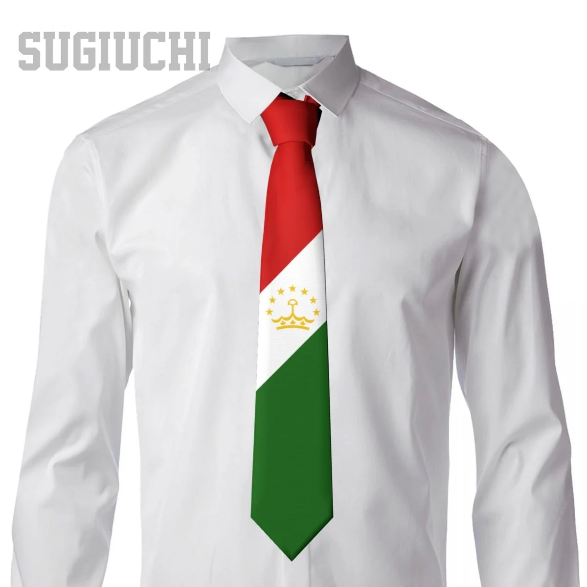 Cravates drapeau du Tajikistan Nation hommes femmes décontracté Plaid cravate costumes mince fête de mariage affaires cravate Gravatas