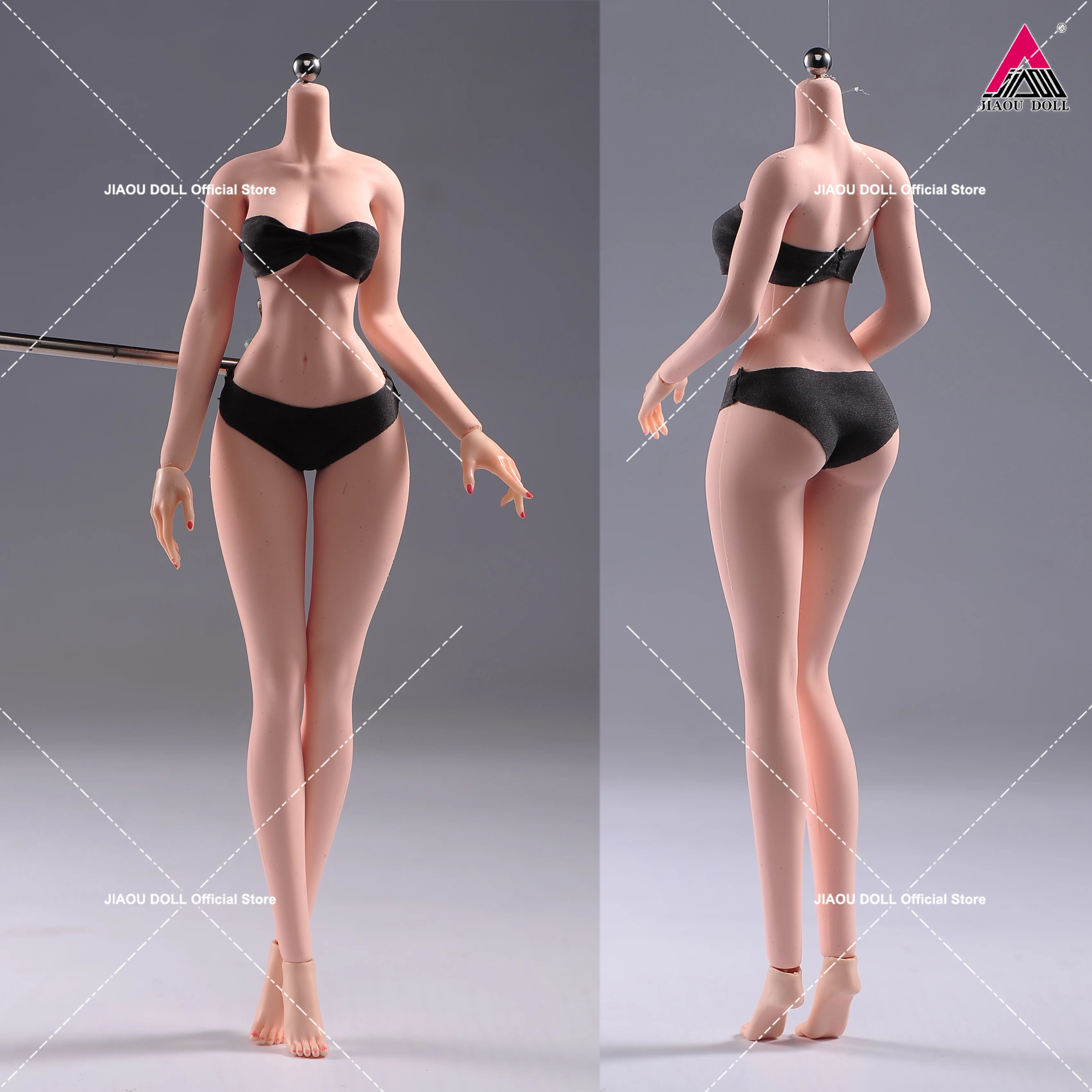 

Makeup ver. YM503 1/6 Flexible Female Silicone Body Wide Hips Slender Waist 12'' Action Figure Body with Physiological Details