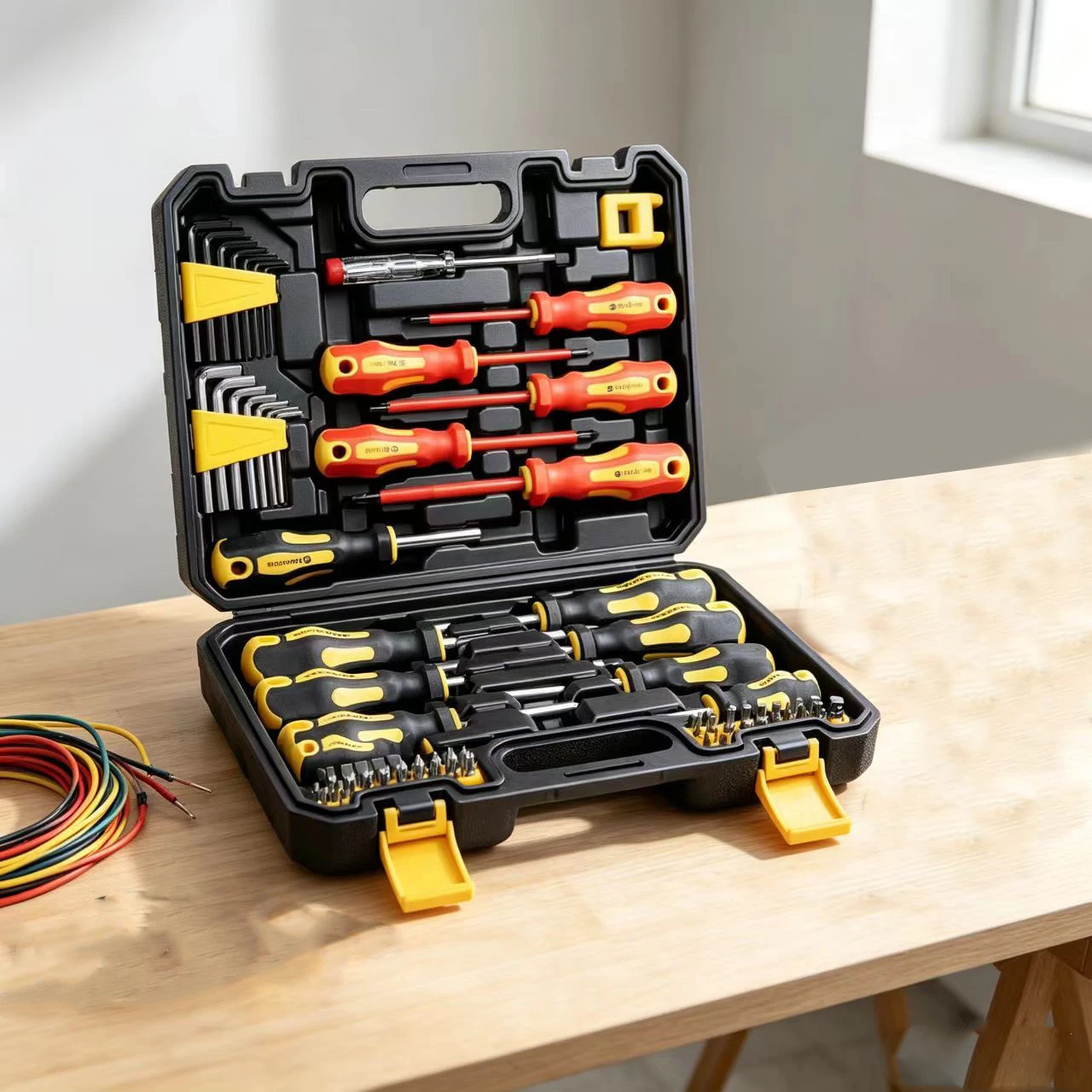 Professional 72PCS Magnetic Insulated Screwdrivers Set With Case Slotted Hex For Torx Bits For Home Auto Repair Tools