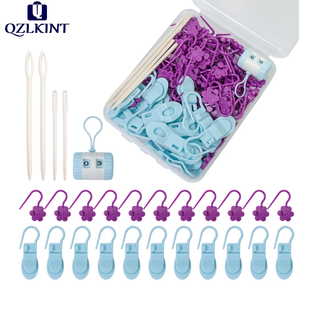 

Flower-shaped Stitch Marker Set – DIY Hand-knitting Tools for Sweaters, Scarves and Stitching Marking