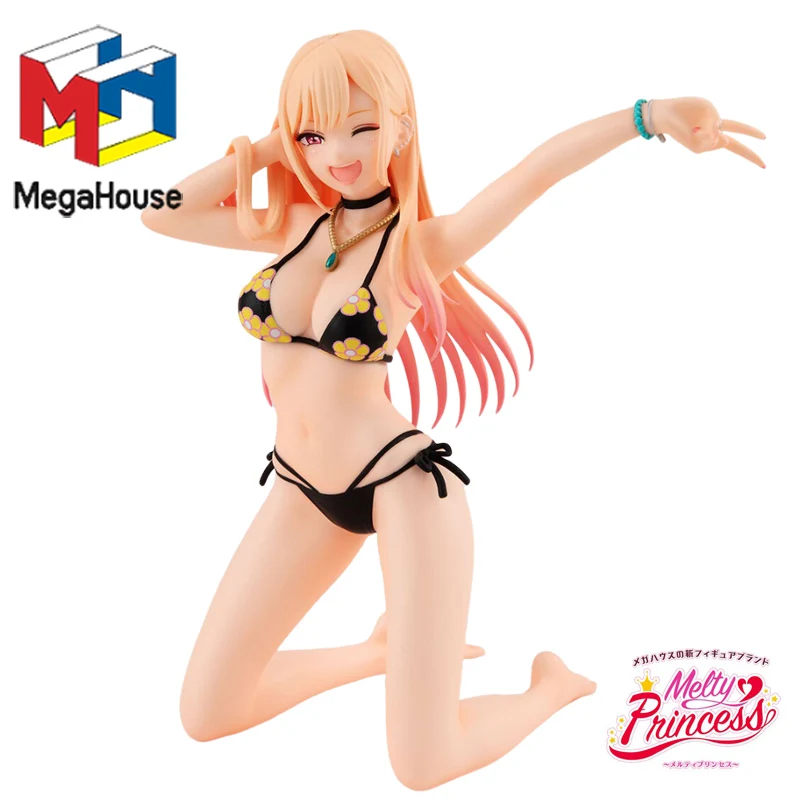 

MegaHouse мелти принцесса мое платье Дарлинг Китагава Марин ПВХ 11 см Аниме Фигурки Модели Коллекция игрушек орнамент