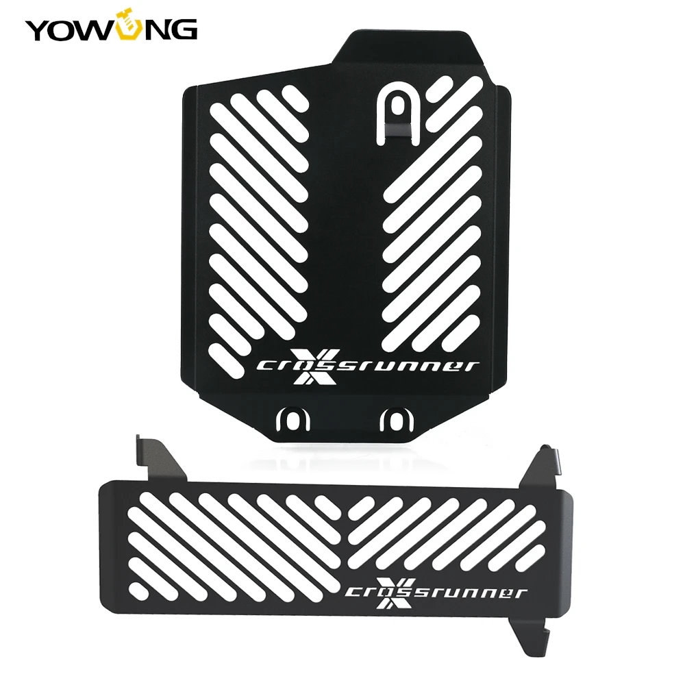 Aluminium Upper and Lower Radiator Guard Protection Set Motorcycle Accessories FOR Honda VFR 800 X Crossrunner 2015-2024 2023