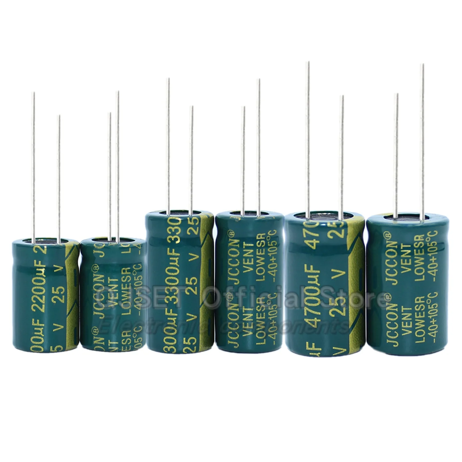 2-50pcs 고주파 저임피던스 전원 어댑터 커패시터 25V 47uf 100uf 220uf 330 470 680 1000 2200 3300 4700 10000 22000 uF