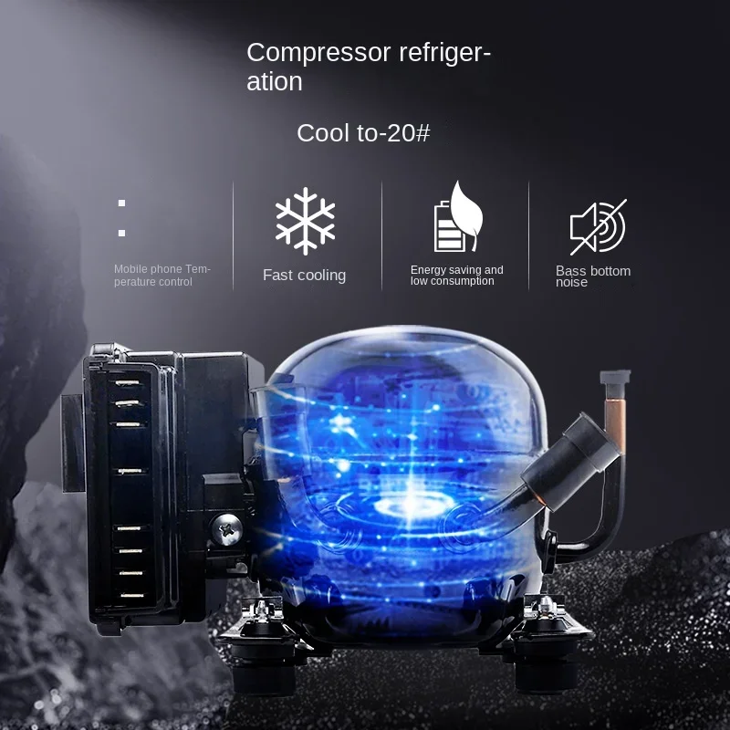 Car Refrigerator Compressor Refrigeration Dual Use in Car and Home BD45L-BCD125L Freezing