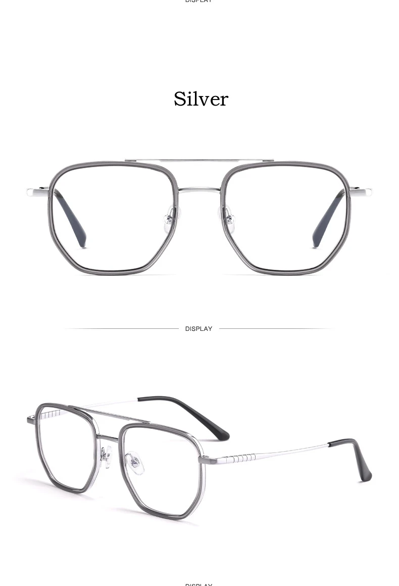 YIMARUILI Doppel Strahl Retro Acetat Brillen Ultra Licht Reinem Titan Optische Brillen Rahmen Männer Und Frauen L1361 – Detail 12