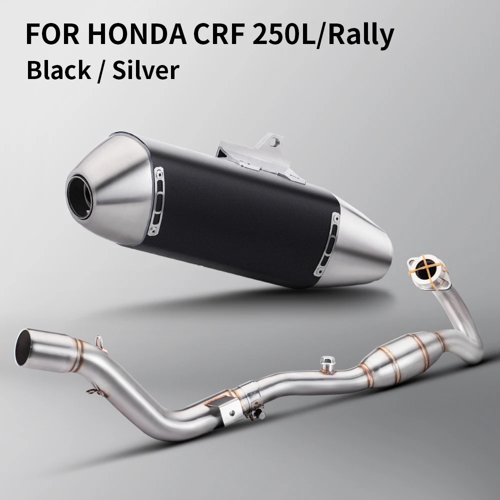 

Motorcycle Modified Exhaust muffler Pipe Stainless Steel With Drum For Honda CRF250L CRF250 RALLY 2012-2021