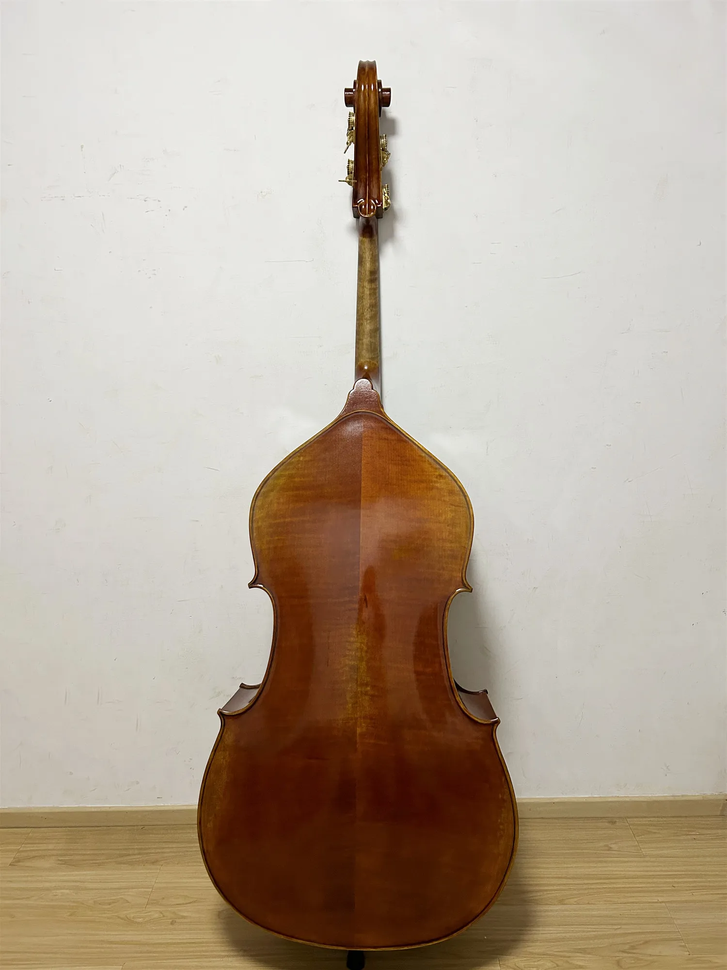 Unfinished Maple Spruce Solid Wood, Upright Double Bass, Made of High Quality, Contrabass with All Accessories, 3/4 - Image 5