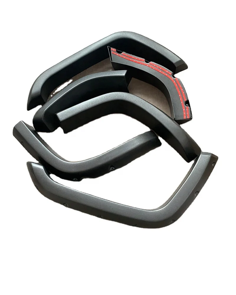 

6PCS for LC76 S Car Whee Black Universal Wheel Arch Fender Flares for Landcruiser LC76 2007+ Fender Flares