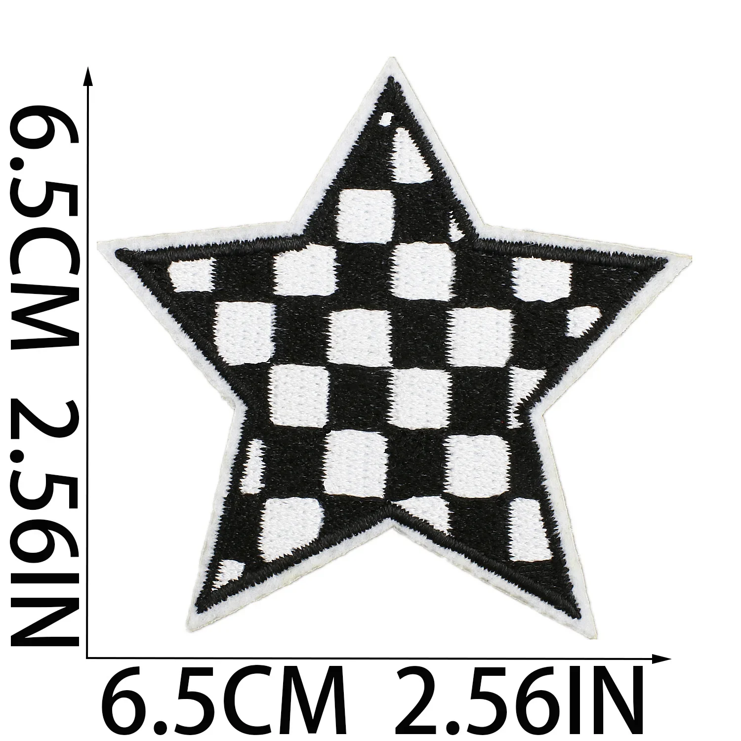 50Pcs Bulk Embroidered Patches for Clothes Two Colors Love Clothing Stickers Sewing Iron On Patch Thermal Adhesive Applique