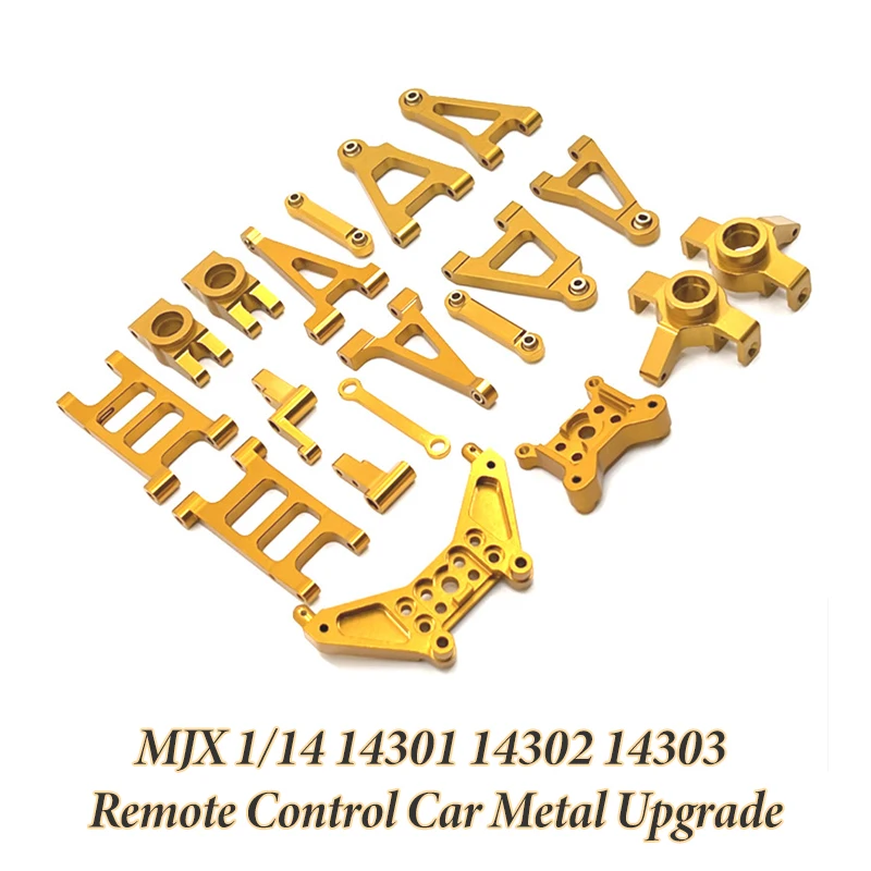MJX1/14 14301 14302 14303 Accessori per auto telecomandati Braccio di aggiornamento in metallo, sterzo, n. 802