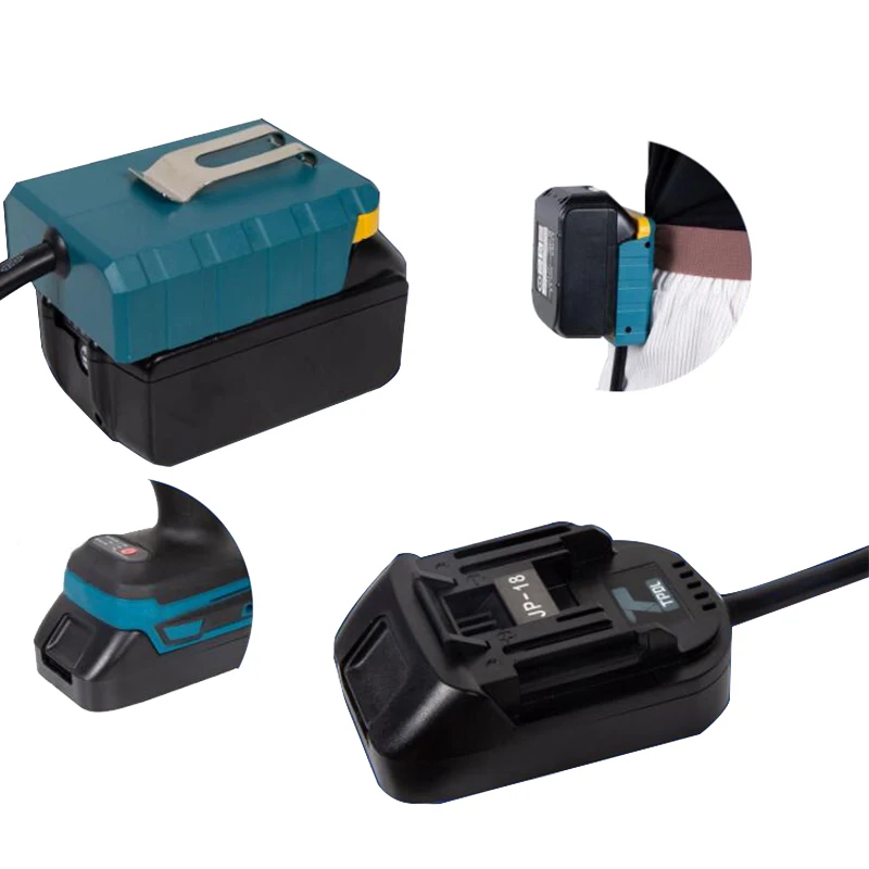 Outil d'extension de batterie portable, adaptateur de batterie au lithium, convertisseur