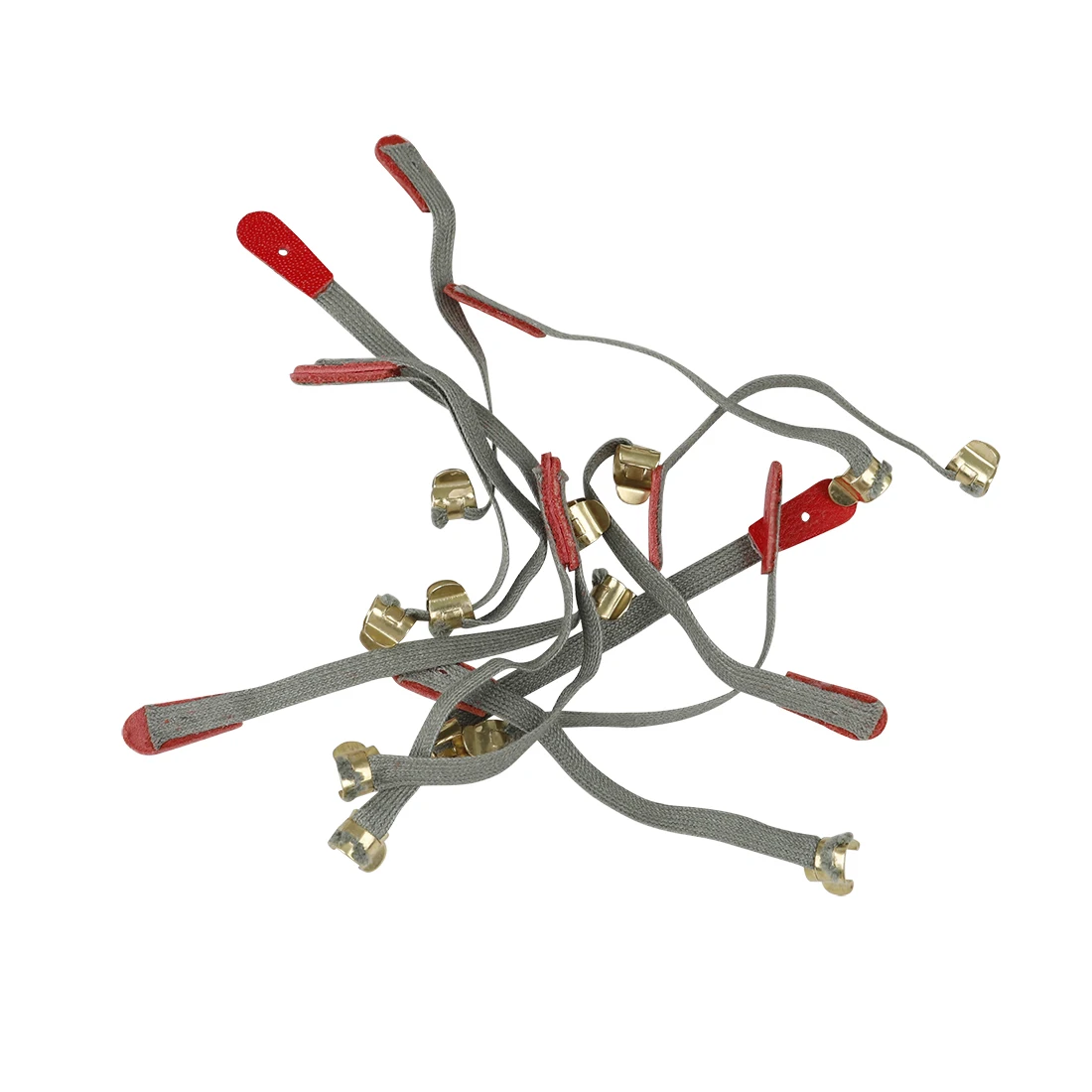 50Pcs Klavier Zaum Strap Mittleren Zaum Band Metall Schnalle Langlebig Armee Kordelzug Gürtel für Klavier Ersatz Zubehör Teile – Detail 13