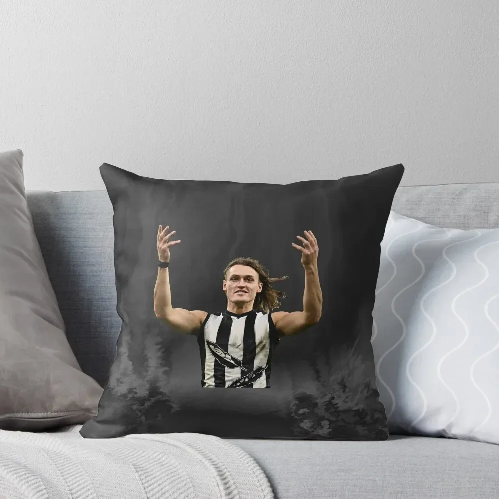 Darcy Moore Celebrations with Pies fans Throw Pillow Custom Cushion Photo Custom Cushion pillow