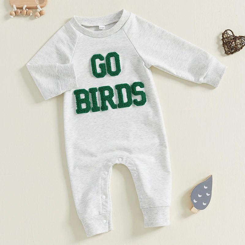 

Весенний свитшот для маленьких девочек, комбинезон с вышивкой букв и пузырьками, комбинезон полной длины с длинными рукавами, комбинезоны для мальчиков, одежда