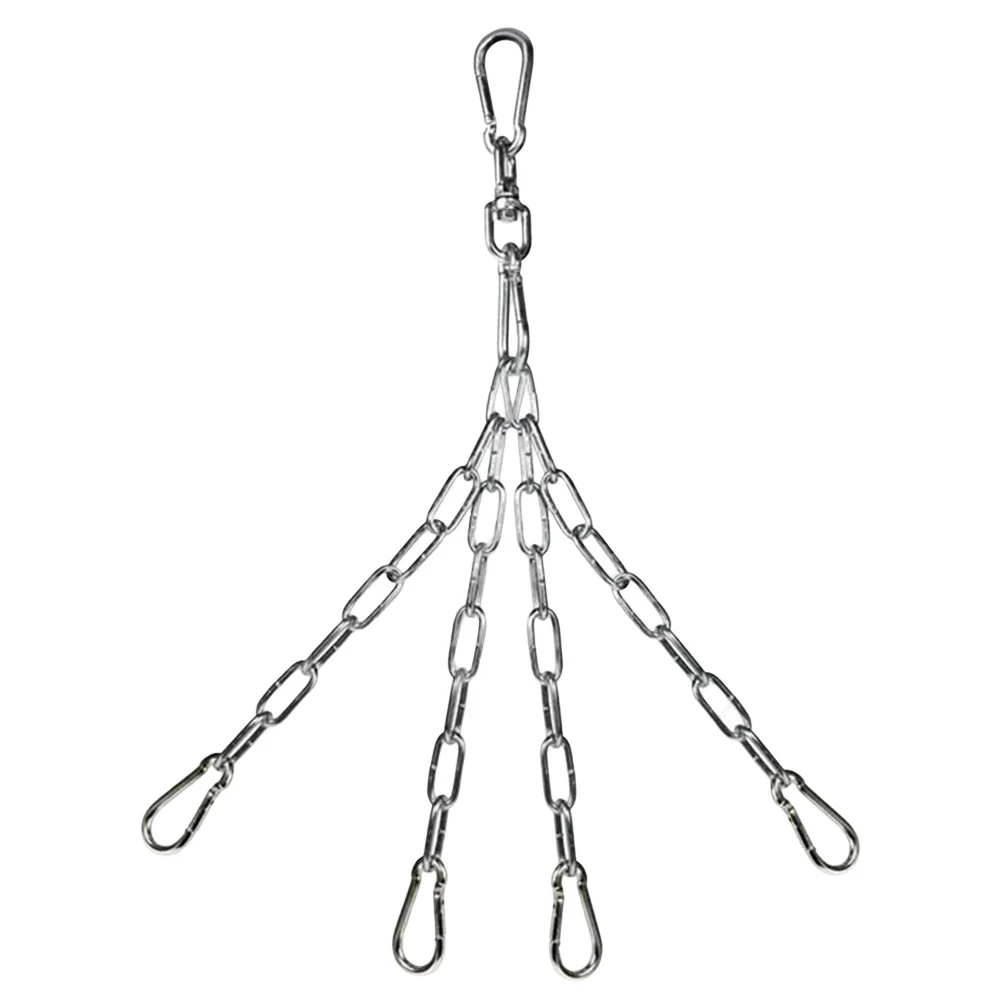 Punch Bag Chain Featuring 304 Stainless Steel Construction with Four Hooks Designed for Stability in Boxing Workouts