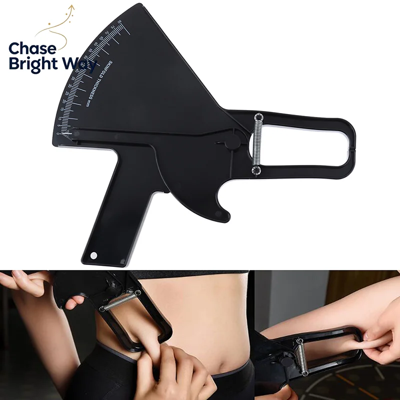 80mm Skinfold Caliper Body Fat Caliper Fitness Tester Analyzer Fat Measure Tool