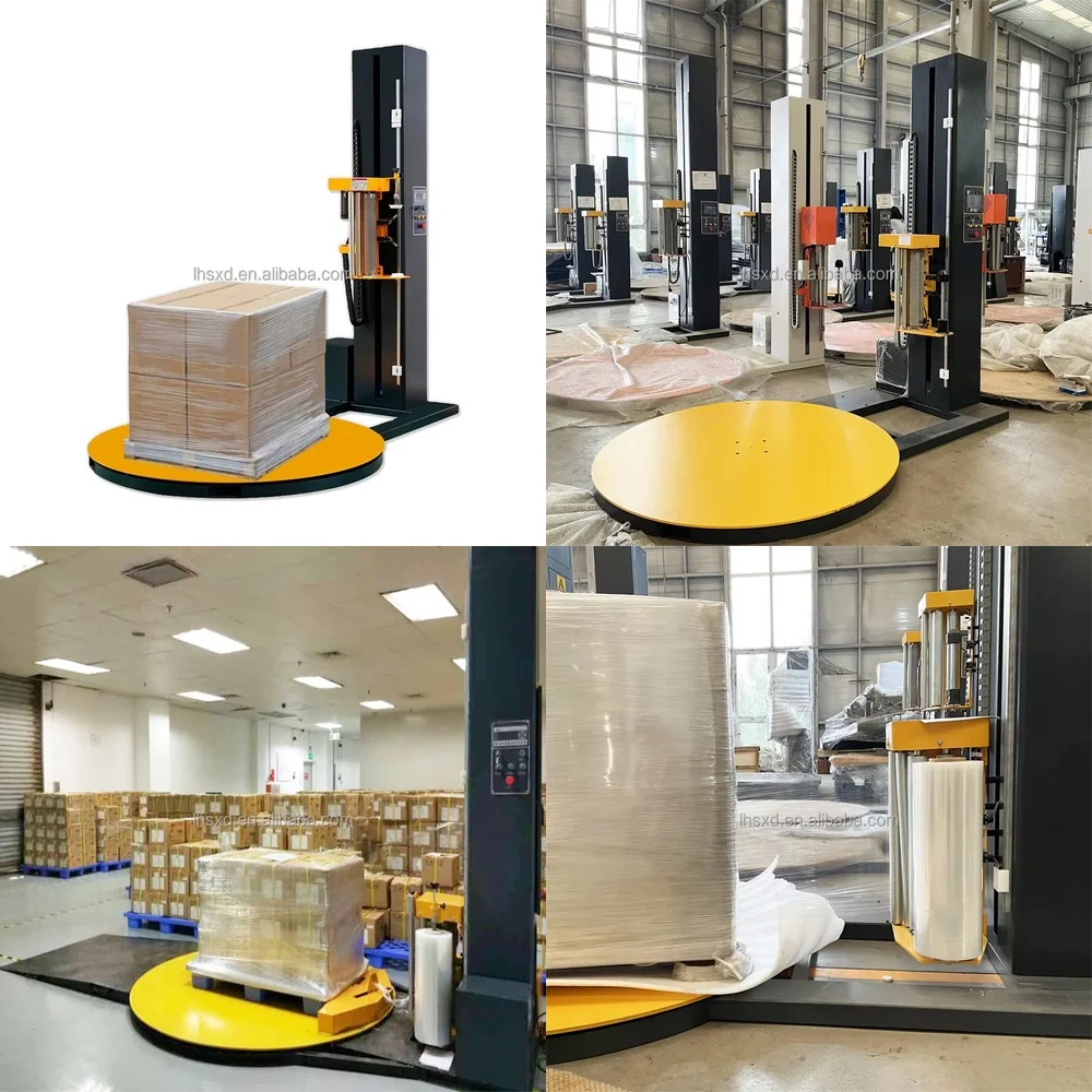 

Автоматическая машина для обмотки паллет стретч-пленкой с предварительной растяжкой для универсальной упаковки на производстве и при транспортировке