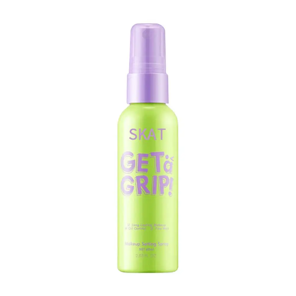 60ml Spray per il trucco Primer per il viso fondotinta Base Fixer Spray fisso a lunga durata fondotinta idratante impermeabile Make Up Y2X7