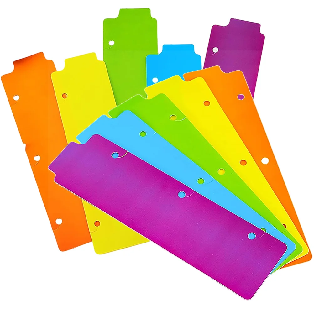 

10 Pcs Bookmark Mini Loose Leaf File Tab Dividers Binder Notebook Index Partition Abs Detachable Tabs Pages