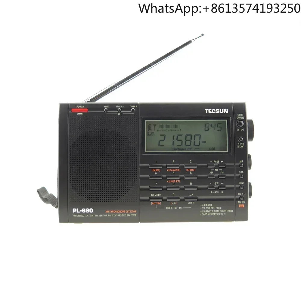 TECSUN PL-660 Portable Radio High Quality With FM Stereo MW/LW/Shortwave SSB World Band Receiver