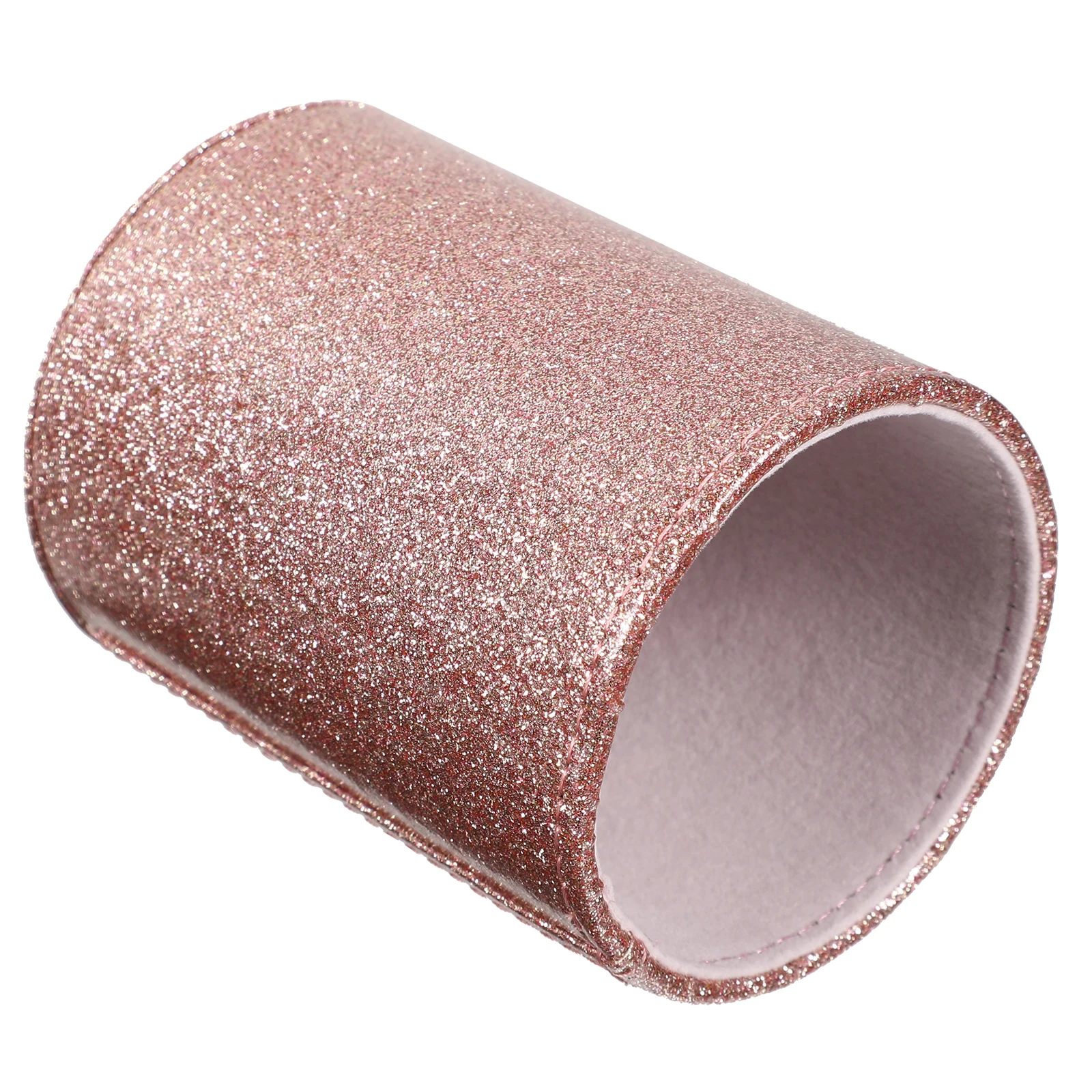 

Rose Brush Container Lightweight Portable Makeup Organizer for Toiletries Lipstick Toothbrush Daily Use