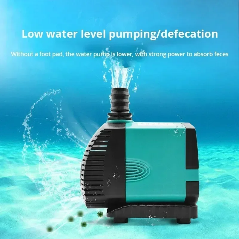 Ultra-Quiet Aquarium Submarine Pump 220V-240V Multi Functional Aquarium Fish Tank Water Pump 3-60W Adjustable Submarine Pump