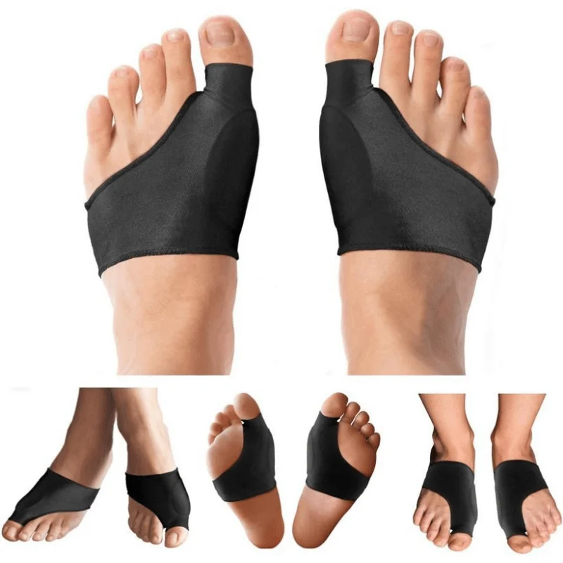 2PCS Super Elastic Bunion Sleeve Bunion Corrector Protector Prevent Hallux Valgus Foot Caring Corrector for Daily Health Care