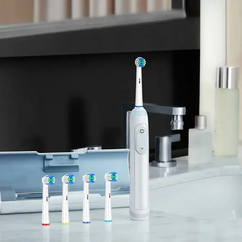 Cabezal de cepillo de dientes Compatible con cepillo de dientes eléctrico Oral B Braun, cabezales de repuesto de precisión para Pro Smart Genius, 16 Uds.