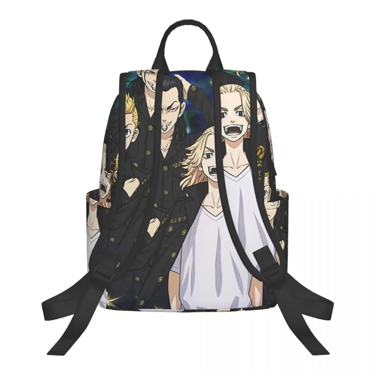 Tokyo Revengers Student Backpack School Bag Hiking Travel Daypack for Boys Girls Bookbag Shoulder Bags