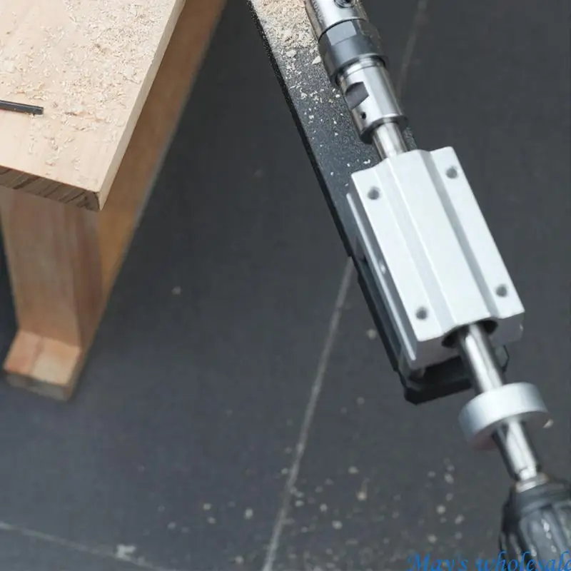 Adjustable Aluminum Round Tenons Puncher Clamping 30-70mm Locator 448A
