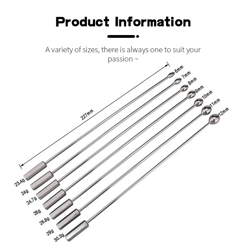Runyu Metal Horse Eye Stick Urethral Dilator SM Stainless Steel Urinary Catheter Blockage Gay JJ Penis Plug Alternative Sex Toys - Image 2