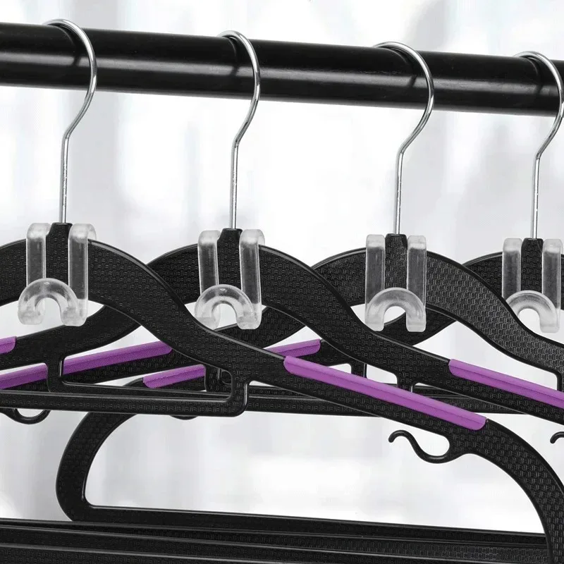 10PC Mini Cascading Hanger Hooks Space Saving Clips Outfit Clothes Hanger Connector Hooks Plastic Connection Hooks