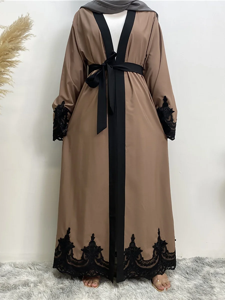 Modest Abaya Ramadan Dubai Robe Femme Musulmane Turkey Kaftan Islamic Clothing Muslim For Women Kimono Caftan Marocain Cardigan