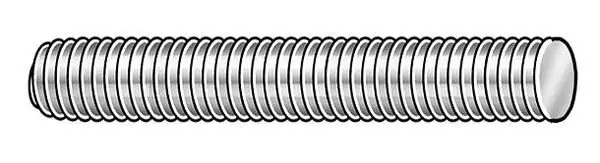 

Fully Threaded Rod, 3/4"-16, 2 ft, Steel, Grade 2, Zinc Plated Finish