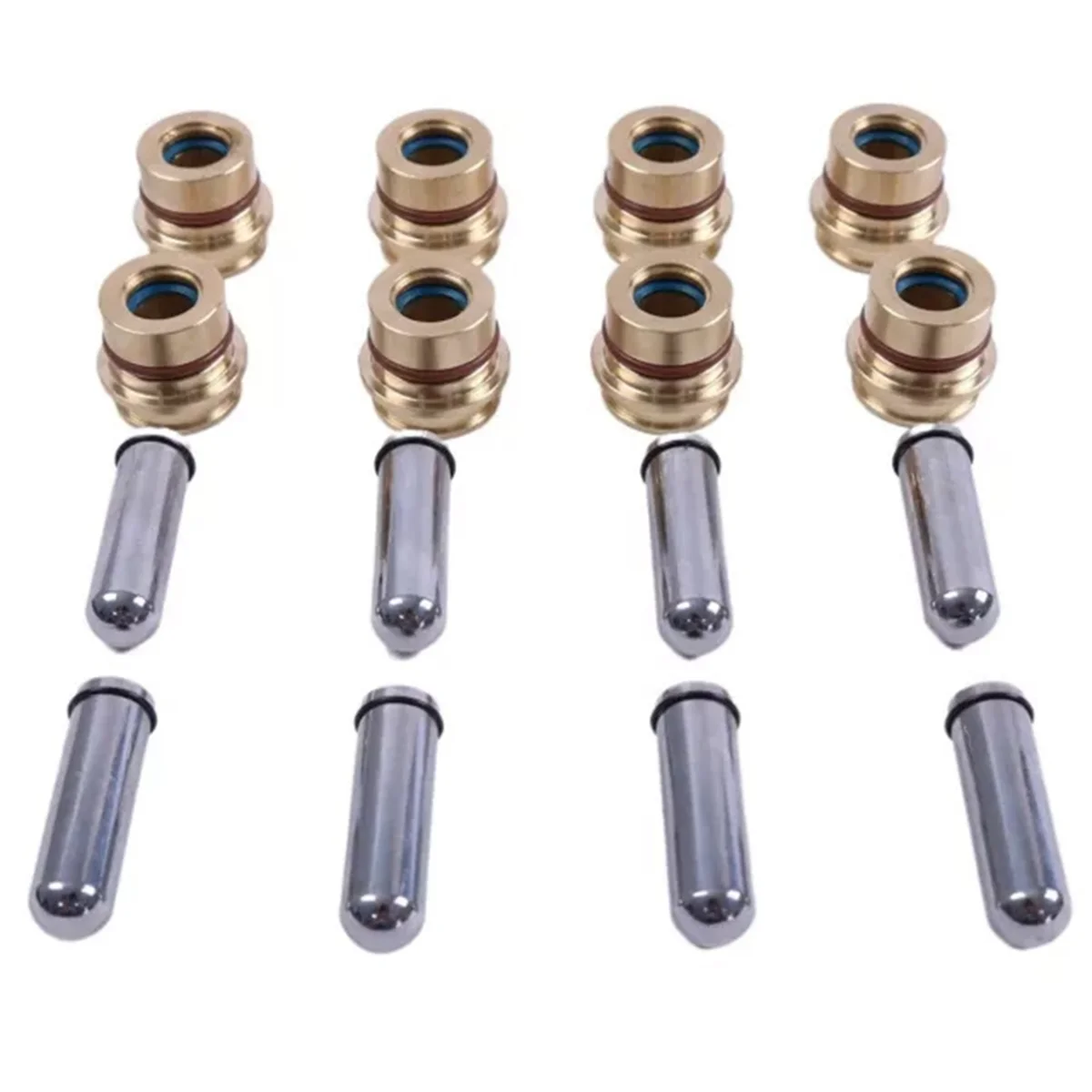 8 Pcs Pilot Valve Pusher 198-1076 1981076 for Caterpillar CAT Excavator 216B3 226B 236B 242B 247B 252B 268B 287B