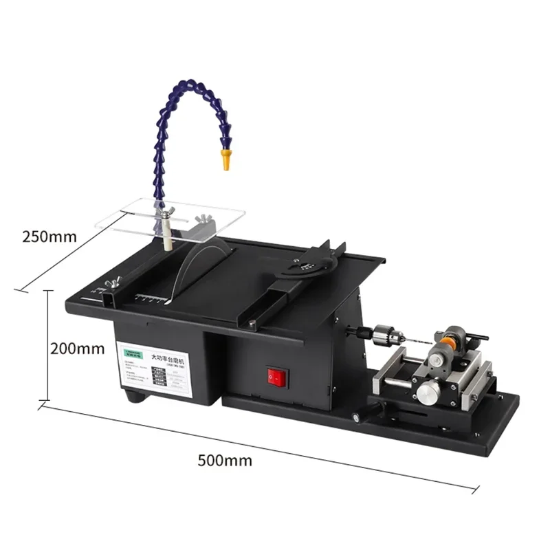 New 220V2500W Multifunctional Jade Grinding And Cutting All-in-one Machine Small Table Grinding Engraving Machine Polishing Jade