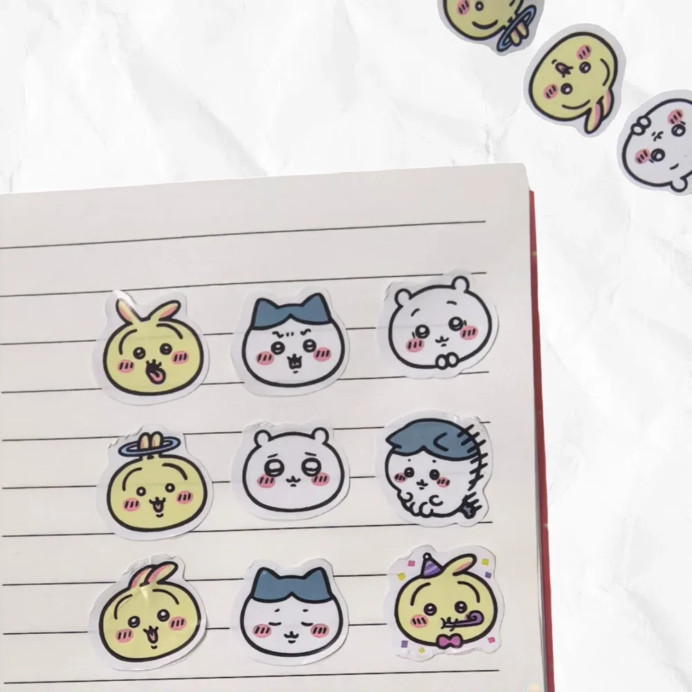 Heiße Chiikawa Curly Sticker, Ästhetische Deko-Aufkleber, Journaling-Sticker, Siegel-Sticker, Studenten-Aufkleber – Detail 1