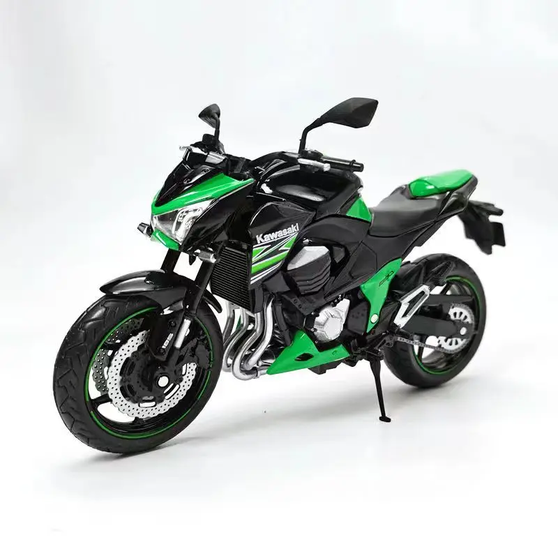 1/12 Kawasaki Ninja Z800 Racing Cross-country Motorcycle Model Simulation Metal Toys Motorcycle Model Collectible Childrens Gift