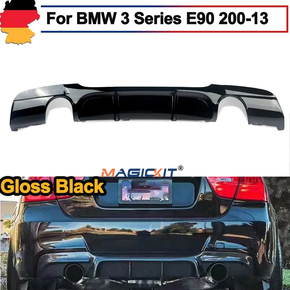 

MagicKit FOR BMW 3' E90 E91 M SPORT REAR DIFFUSER SPLITTER VALANCE 335i STYLE 2005-2013