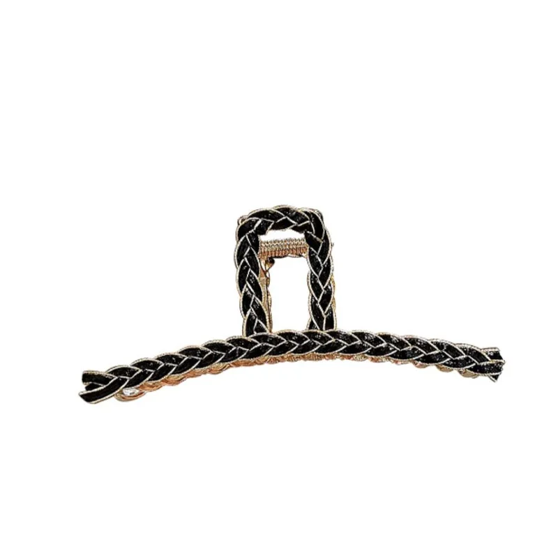 قطعة واحدة من مشبك الشعر المعدني، أغطية الرأس الكورية الكبيرة، مشبك شعر أنيق، مشبك سمك القرش، مشبك شعر في الجزء الخلفي من الرأس