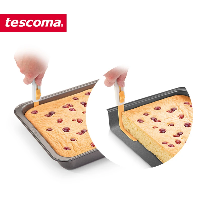 Tescoma Cake Release Knife CAKE LOOSENING TOOL DELICIA Kitchen Pastry Retractable Dough Scraper Does Not Hurt The Baking Pan