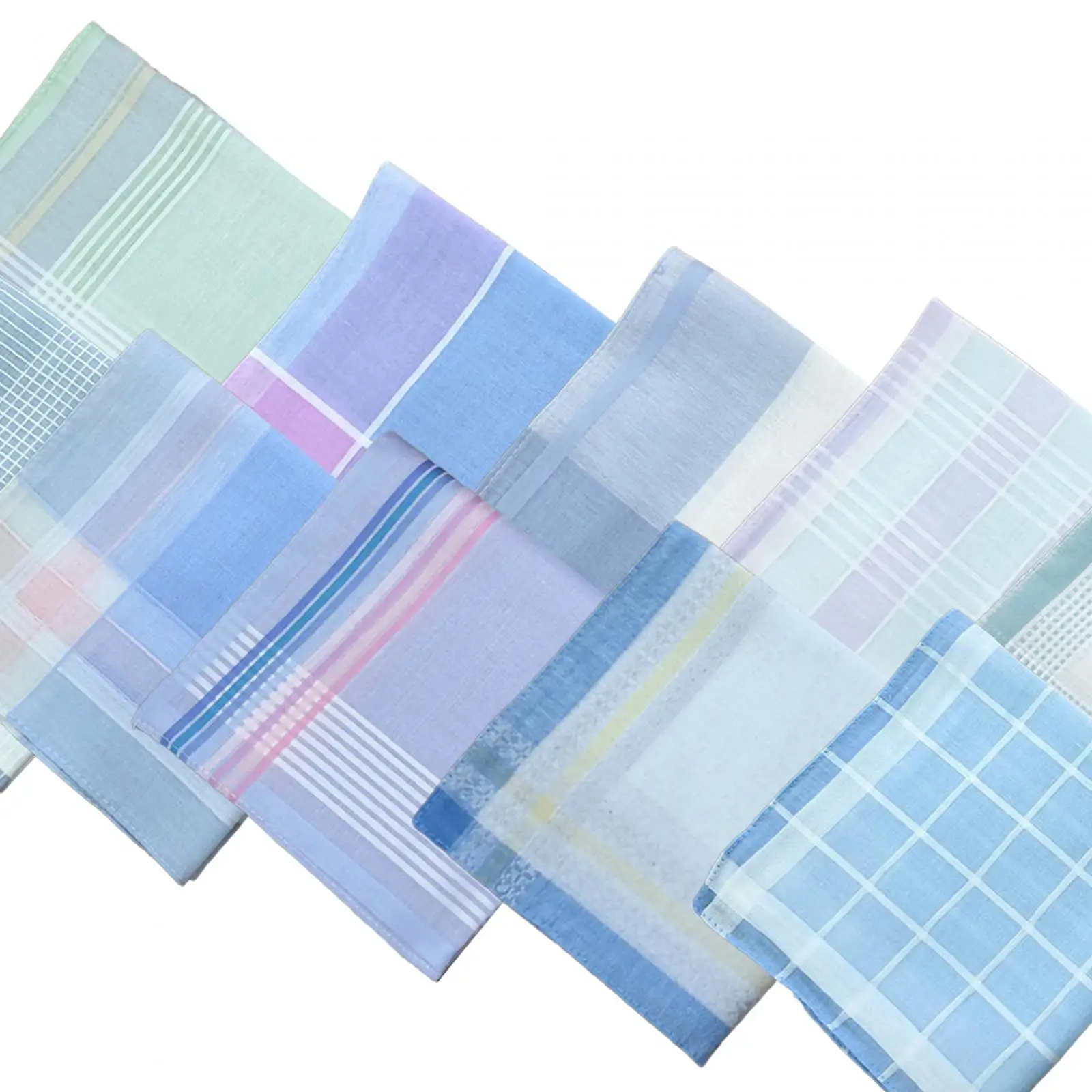 10 pz fazzoletti da uomo assortiti pulire gli asciugamani del sudore 30cm regali Hankies per la celebrazione festa matrimoni compleanno Grandfathers