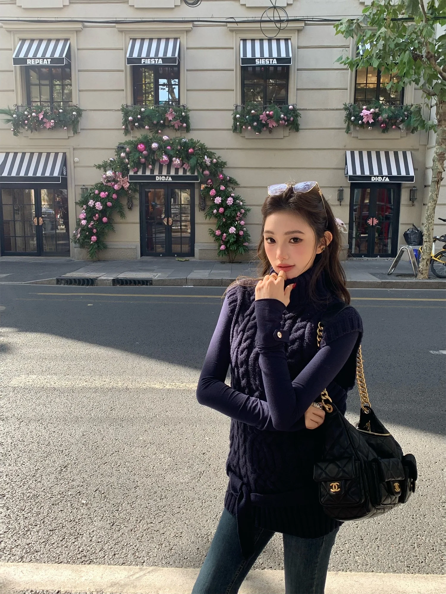 

Женская базовая футболка с длинным рукавом Spicy Girl, темно-синяя, зимняя новинка, оригинальный дизайн от One Aa