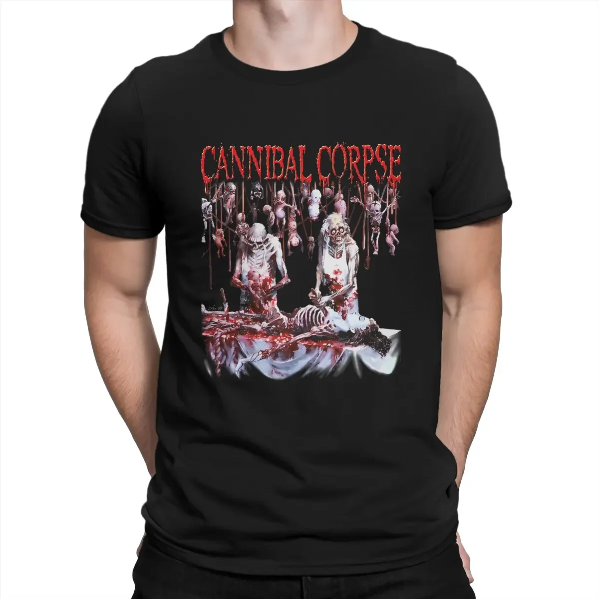 Official Merchandise - Butchered At Birth Special TShirt Cannibal Corpse Casual T Shirt Summer T-shirt For Men Women