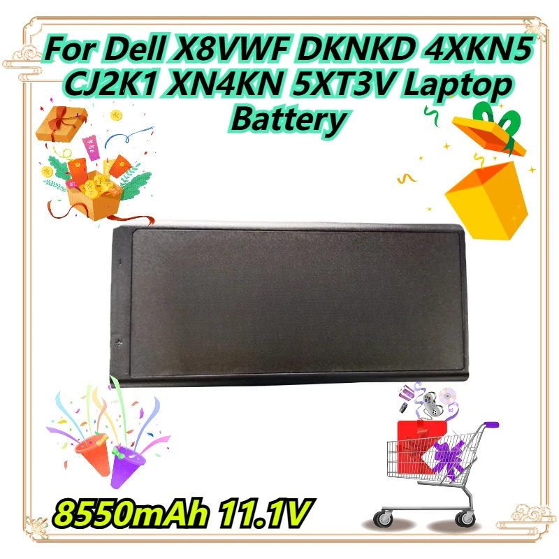 

8550 мАч 11,1 В для Dell X8VWF DKNKD 4XKN5 CJ2K1 XN4KN 5XT3V аккумулятор для ноутбука