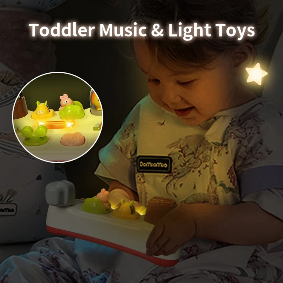 Boîte à boutons de commutation pour animaux Pop-Up, cache-cache, tri des couleurs, jouets éducatifs Montessori, cadeaux pour bébé